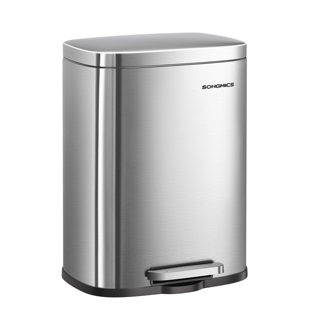 Stainless Steel Kitchen Bin with Soft Close Lid 12 L