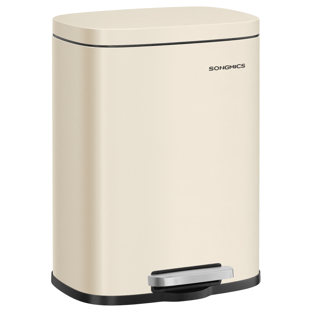 Steel Kitchen Bin with Soft Close Lid 12 L Capacity
