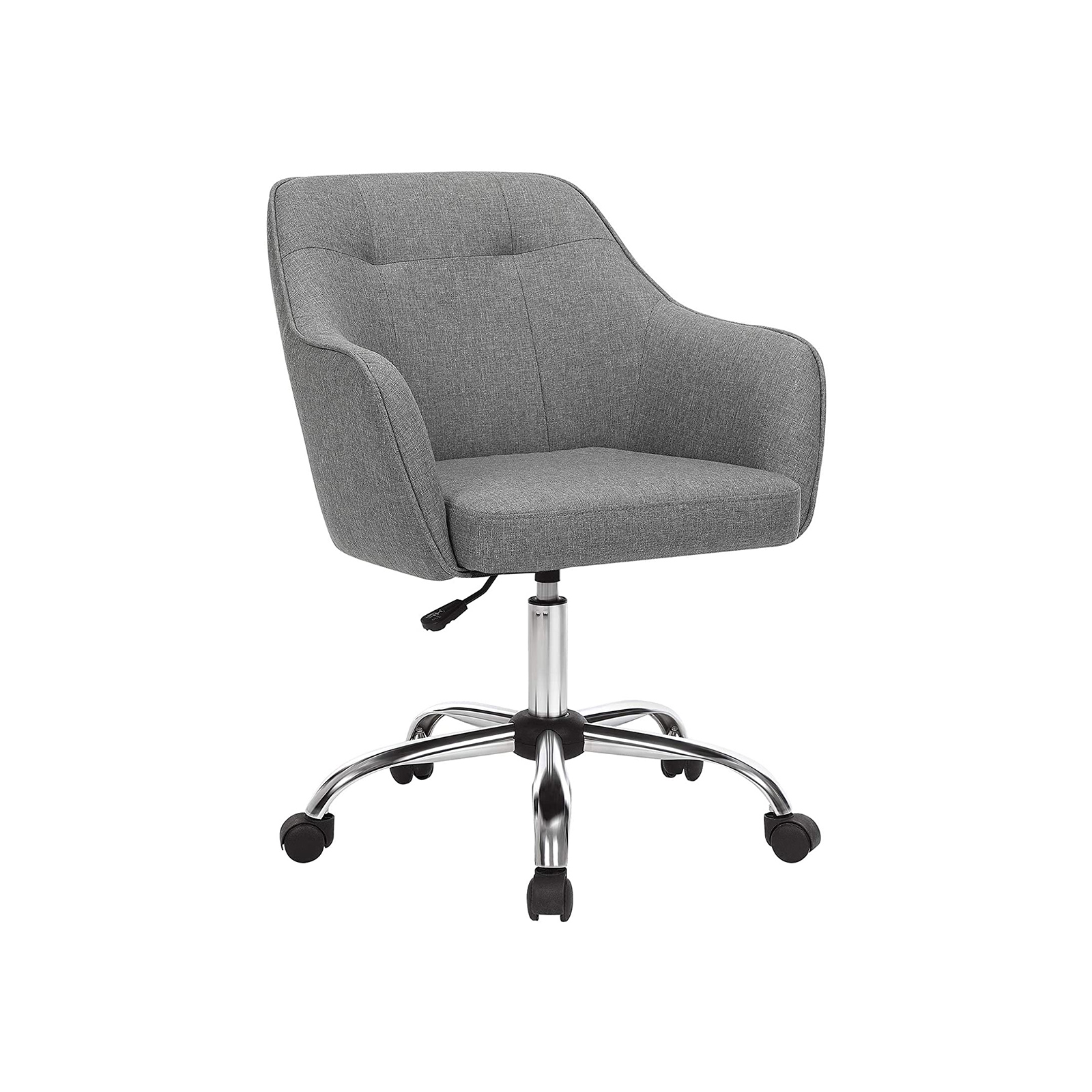 Modern Grey Adjustable Office Chair with Armrest SONGMICS