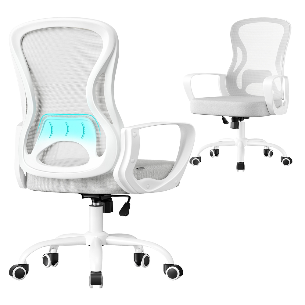 Ergonomic Mesh Office Chair with Tilt Function Grey