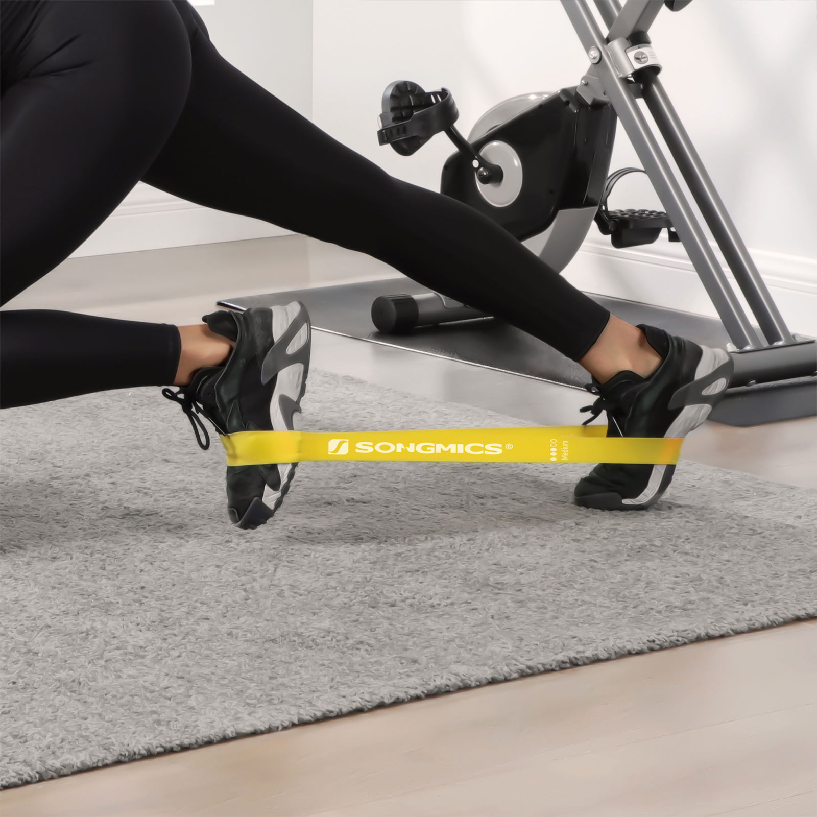 Grey Adjustable Plastic Aerobic Step Platform SONGMICS