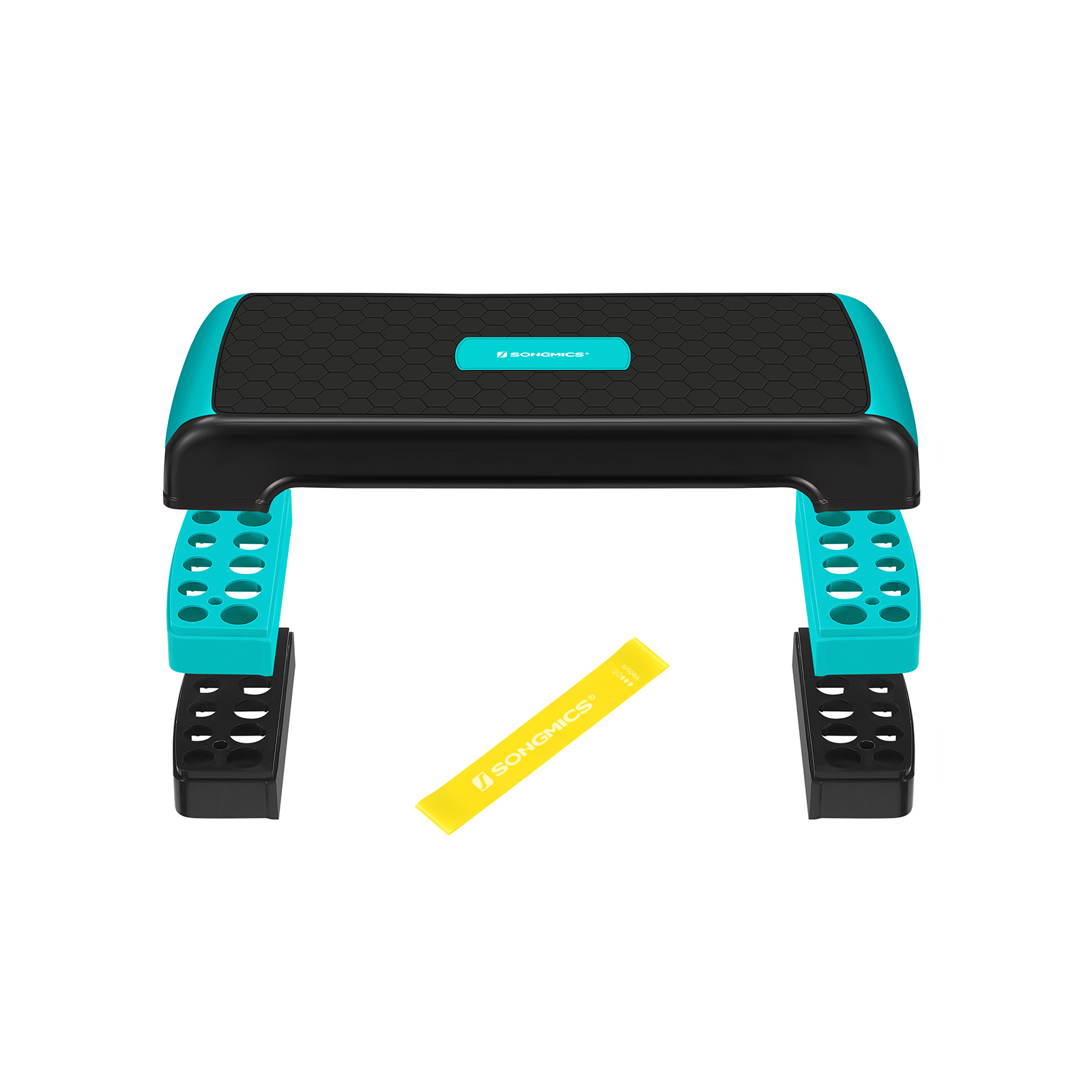 Blue Plastic Aerobic Step Platform for Beginner SONGMICS
