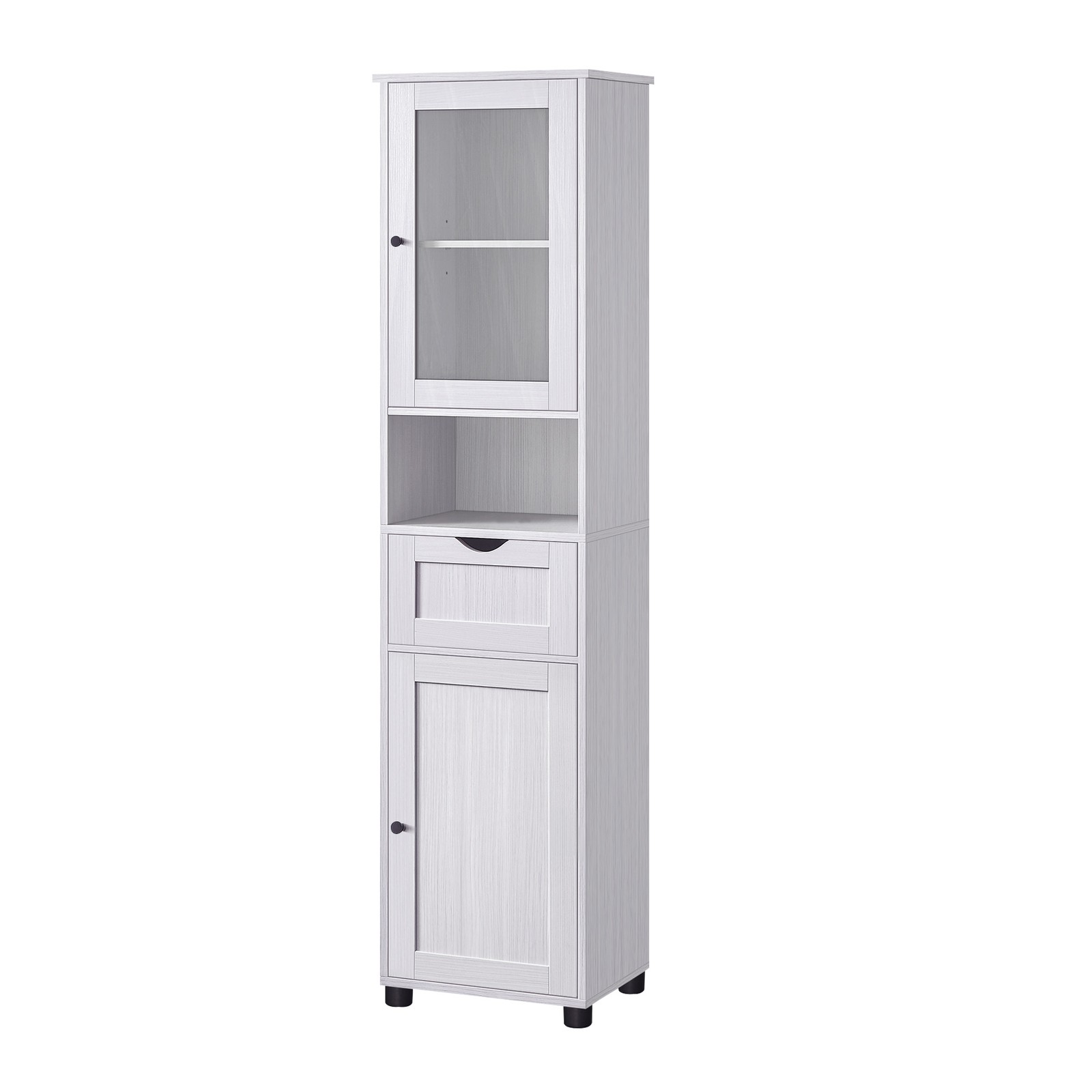 Tall Bathroom Cabinet, Slim Bathroom Storage Cupboard