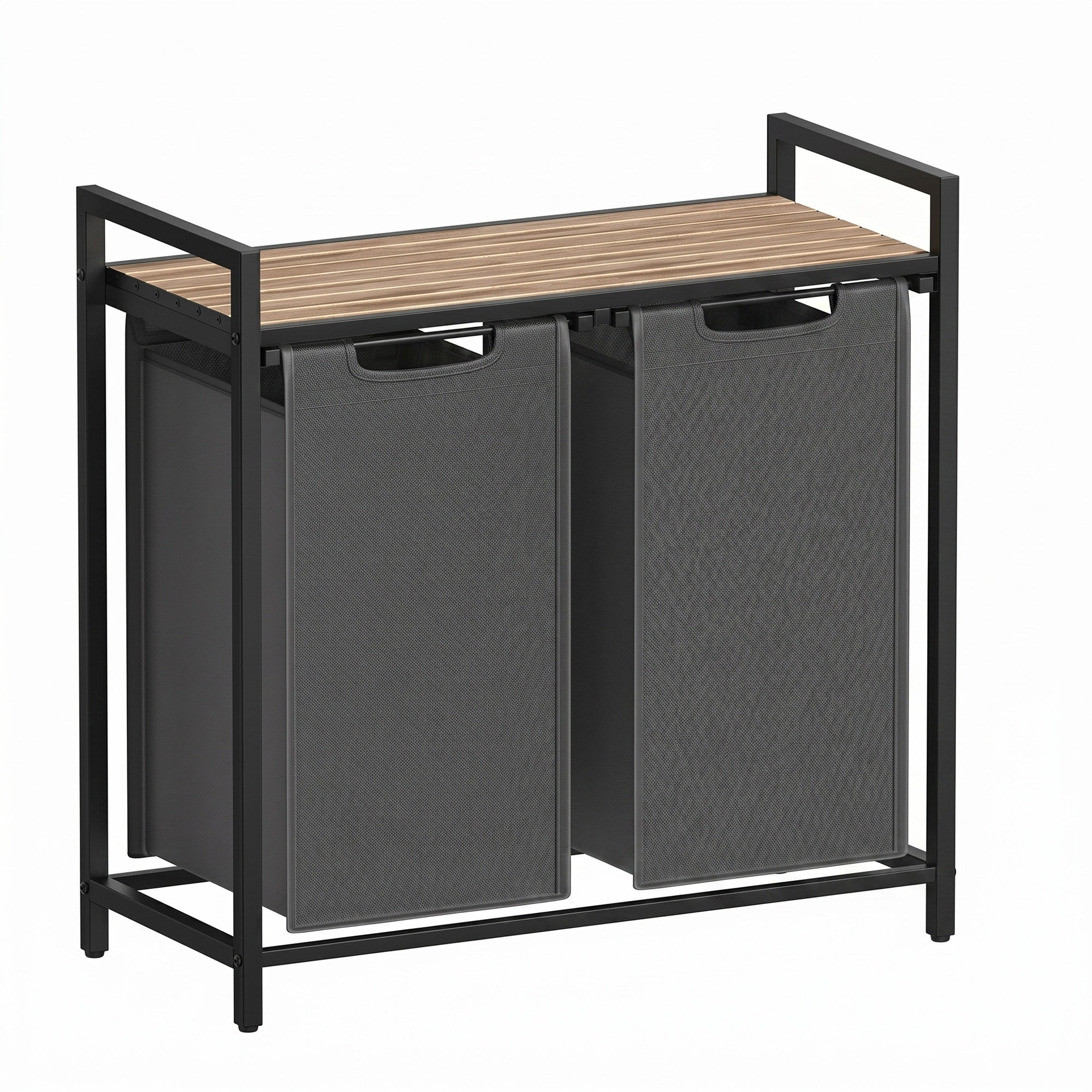 Laundry Hamper, Laundry Basket, Laundry Sorter with 2 Removable Bags
