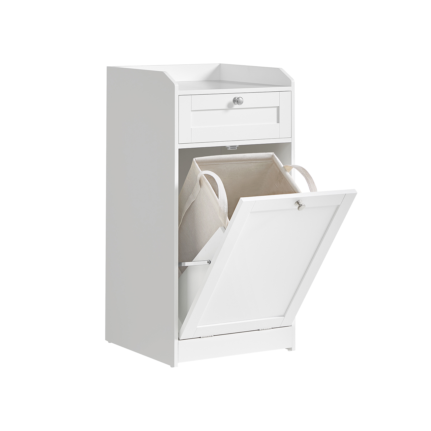 Bathroom Storage Unit with 1 Drawer and 1 Laundry Hamper Bathroom Storage Unit with 1 Drawer and 1 Laundry Hamper