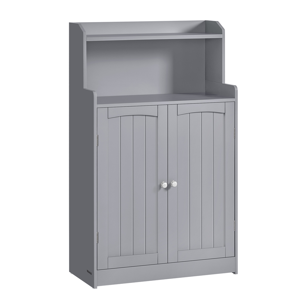 Bathroom Cabinet with 2 Doors and Shelves Dove Grey