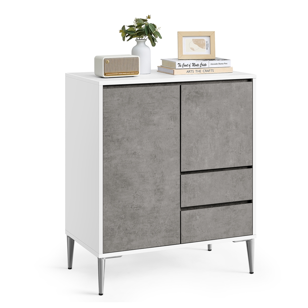 Storage Cabinet Concrete Grey 70 cm Wide Storage Cabinet Concrete Grey 70 cm Wide