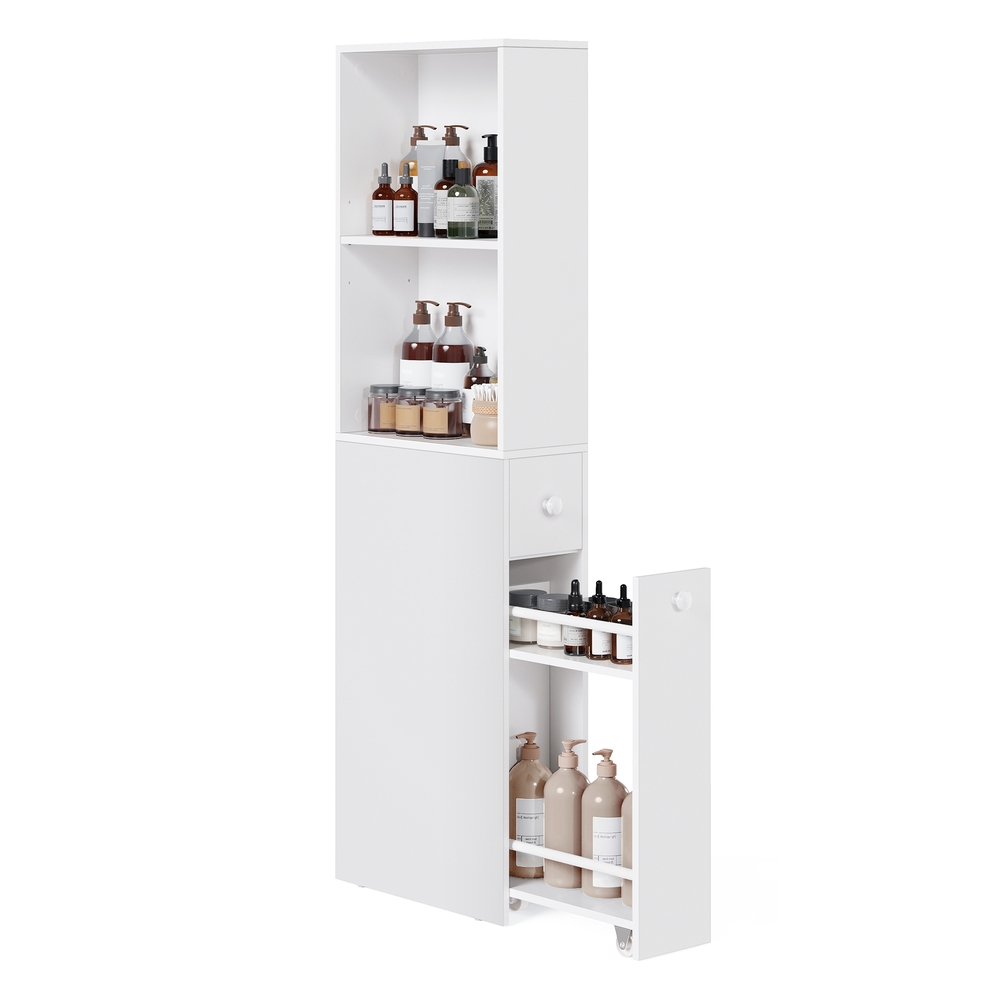 Tall Bathroom Cabinet Classic White