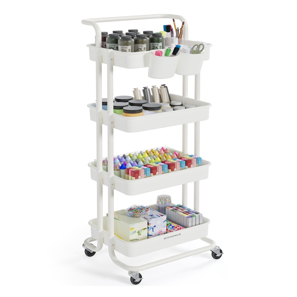 4-Tier Storage Trolley
