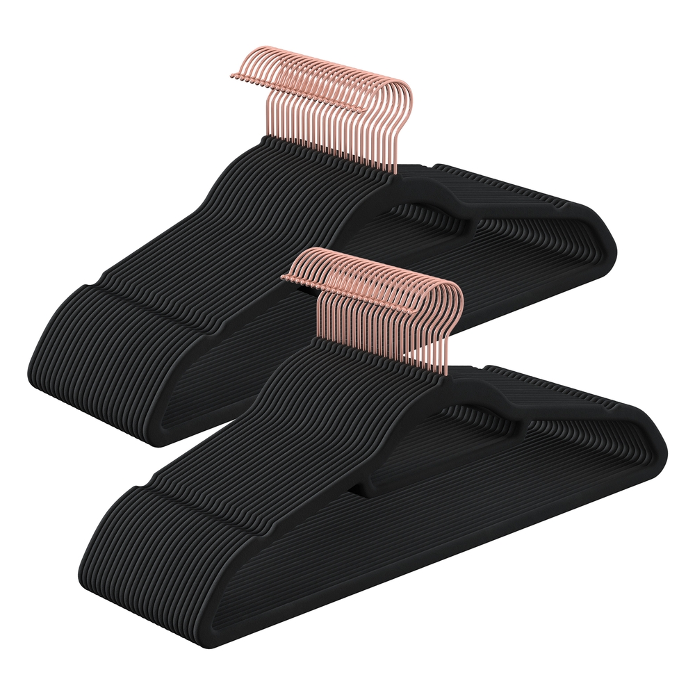Rose Gold Velvet Hangers