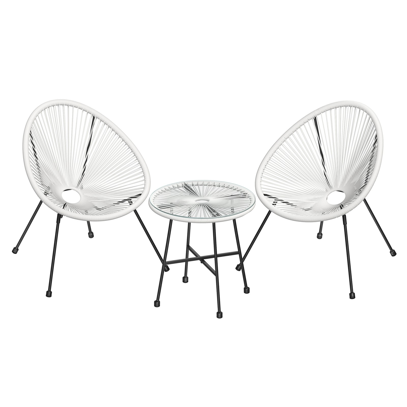Garden Patio Furniture Set 3 Pieces Acapulco Chair