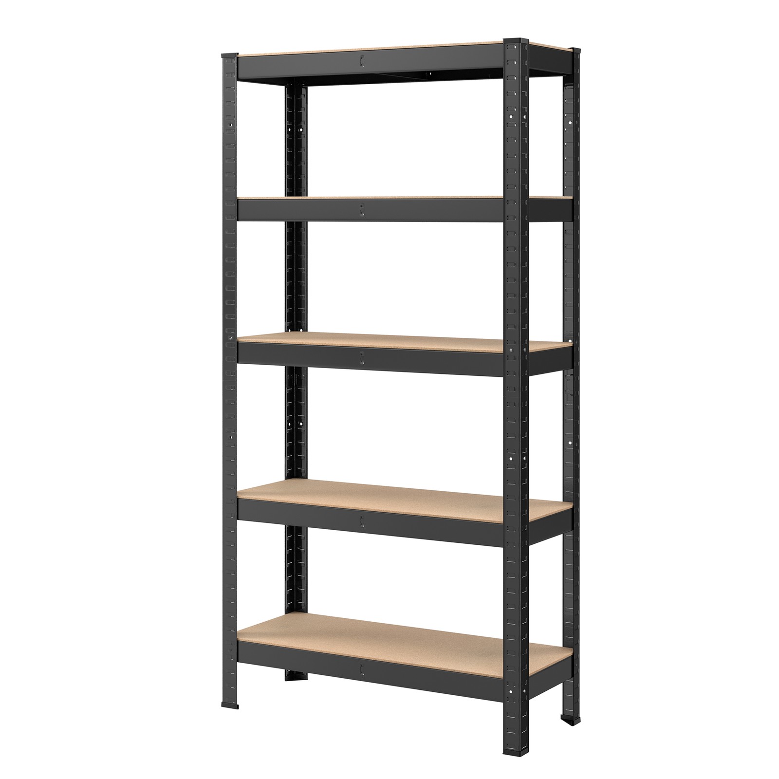 5-Tier Shelving Unit, Steel Shelving Unit for Storage, Load Capacity 650 kg