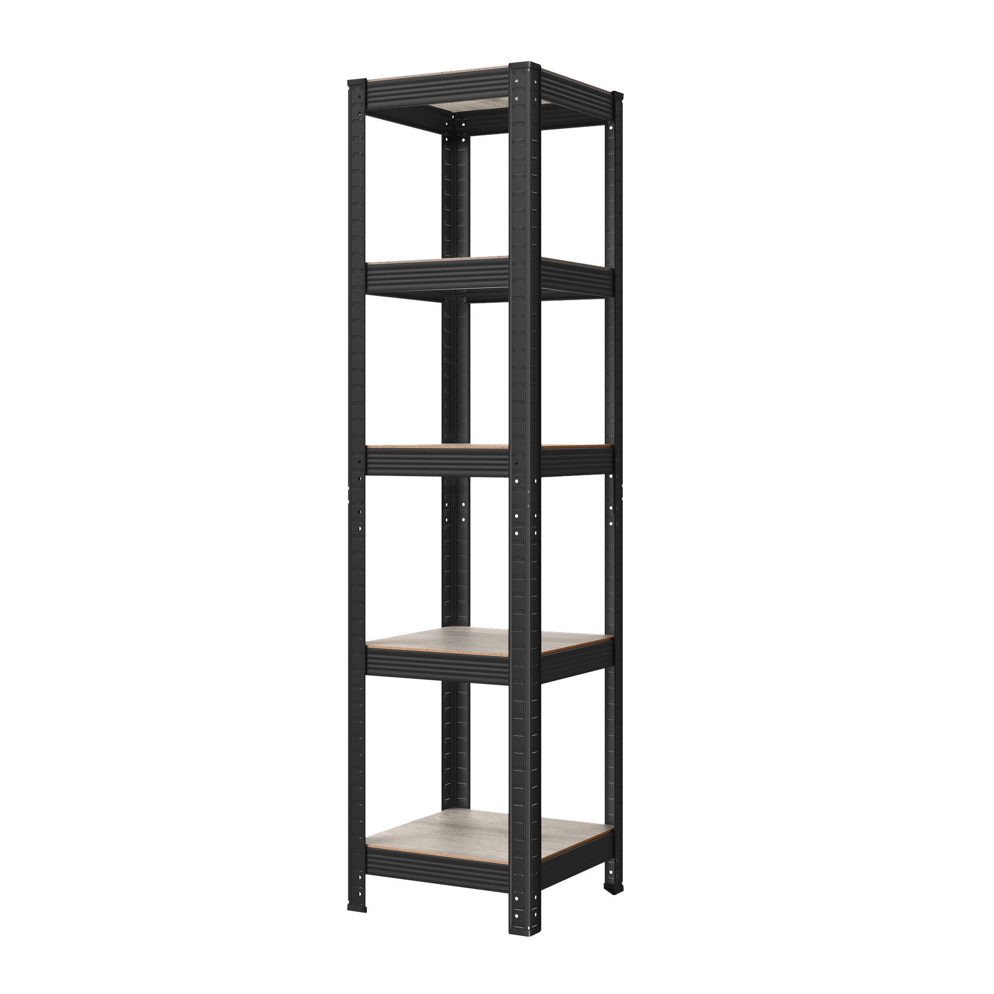 5-Tier Storage Shelves, Shelving Unit, 37 x 37 x 150 cm