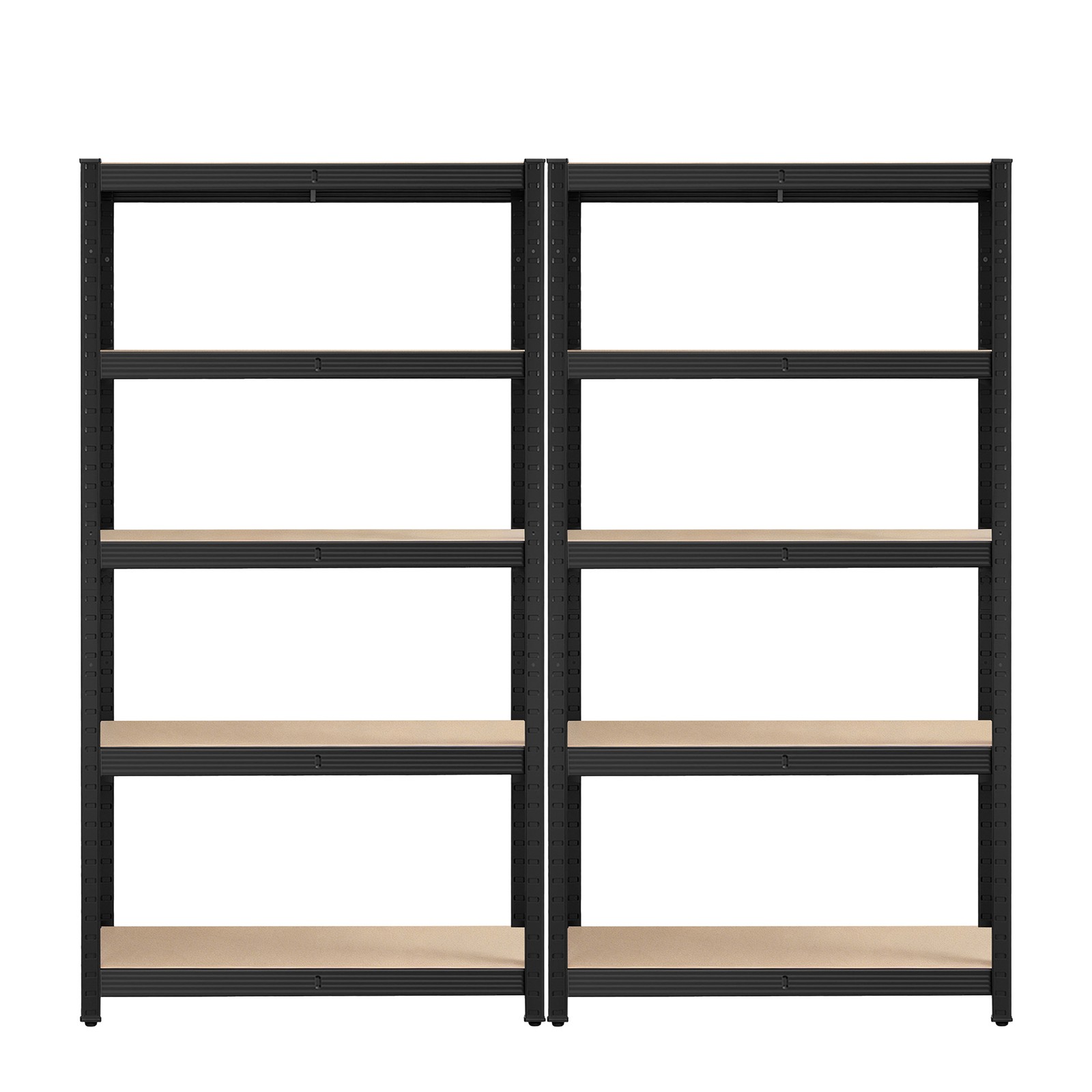 5-Tier Shelving Units Set of 2, Steel Shelving Unit for Storage, for Garage