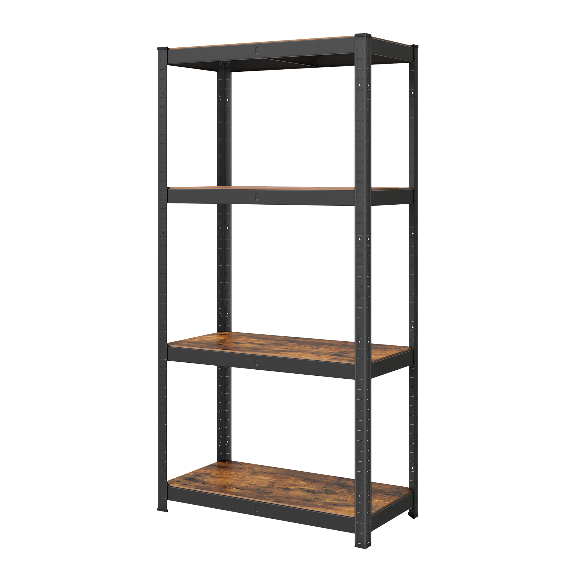 Garage Storage Shelving, 40 x 80 x 160 cm, Brown and Black