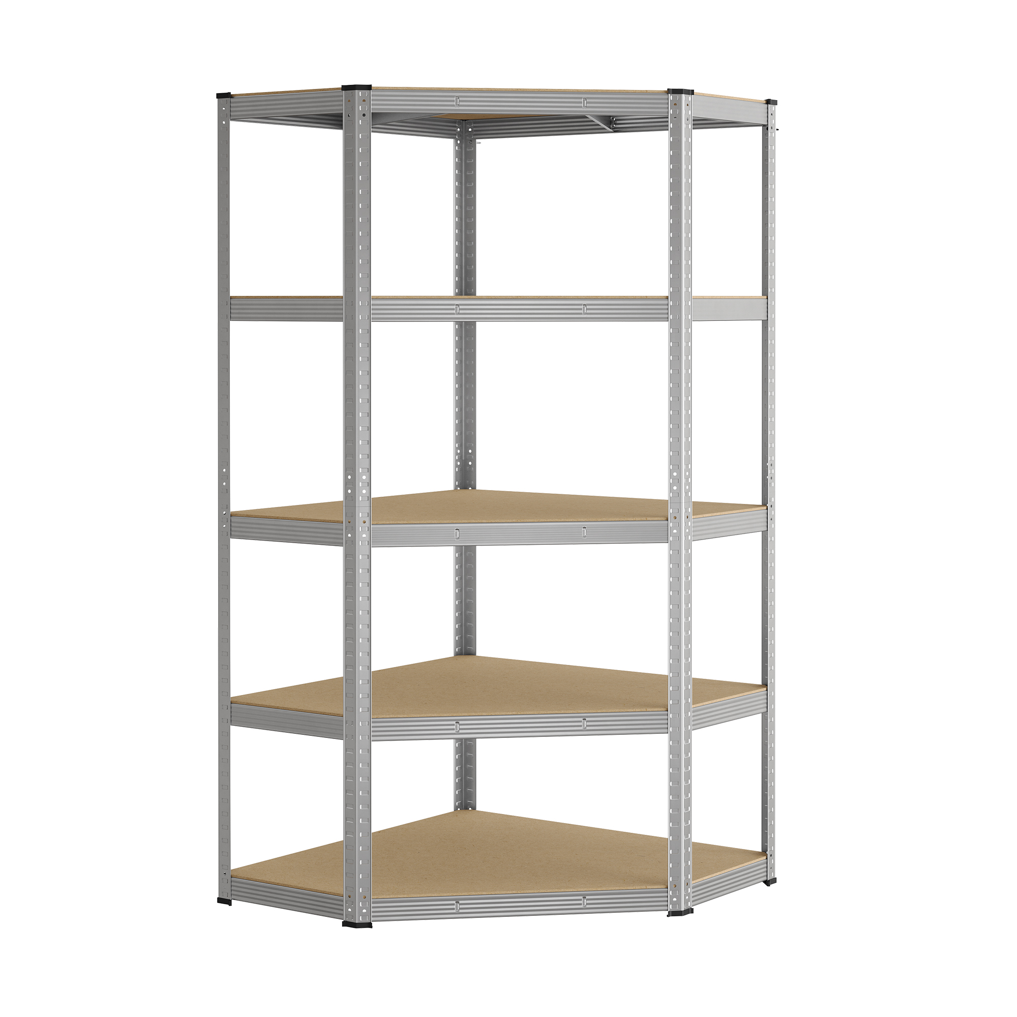 Corner Shelf 5-Tier, Garage Shelving, Heavy Duty Metal Shelving Unit Corner Shelf 5-Tier, Garage Shelving, Heavy Duty Metal Shelving Unit