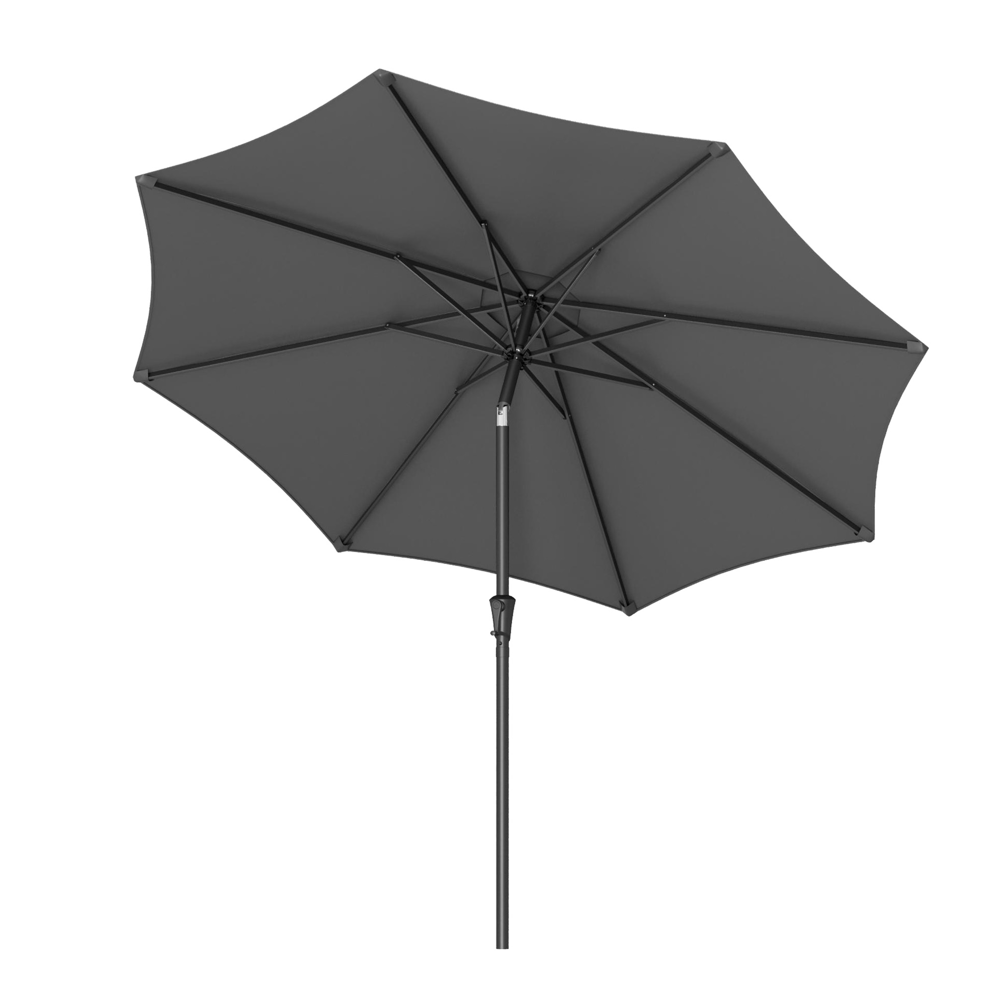 3 m Outdoor Umbrella, Garden Parasol, UPF 50+ Sun Shade