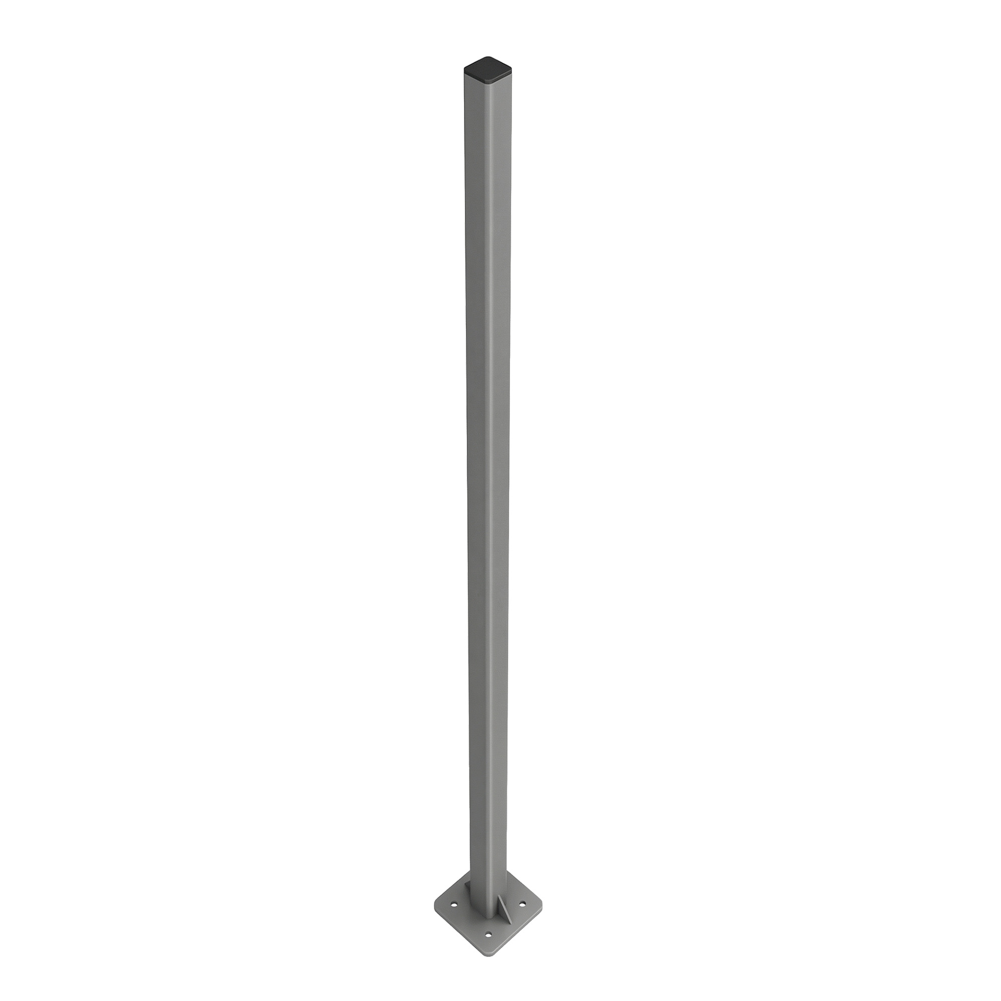 Support Post for Side Shade, Support Pole, No Wall Mounting Required