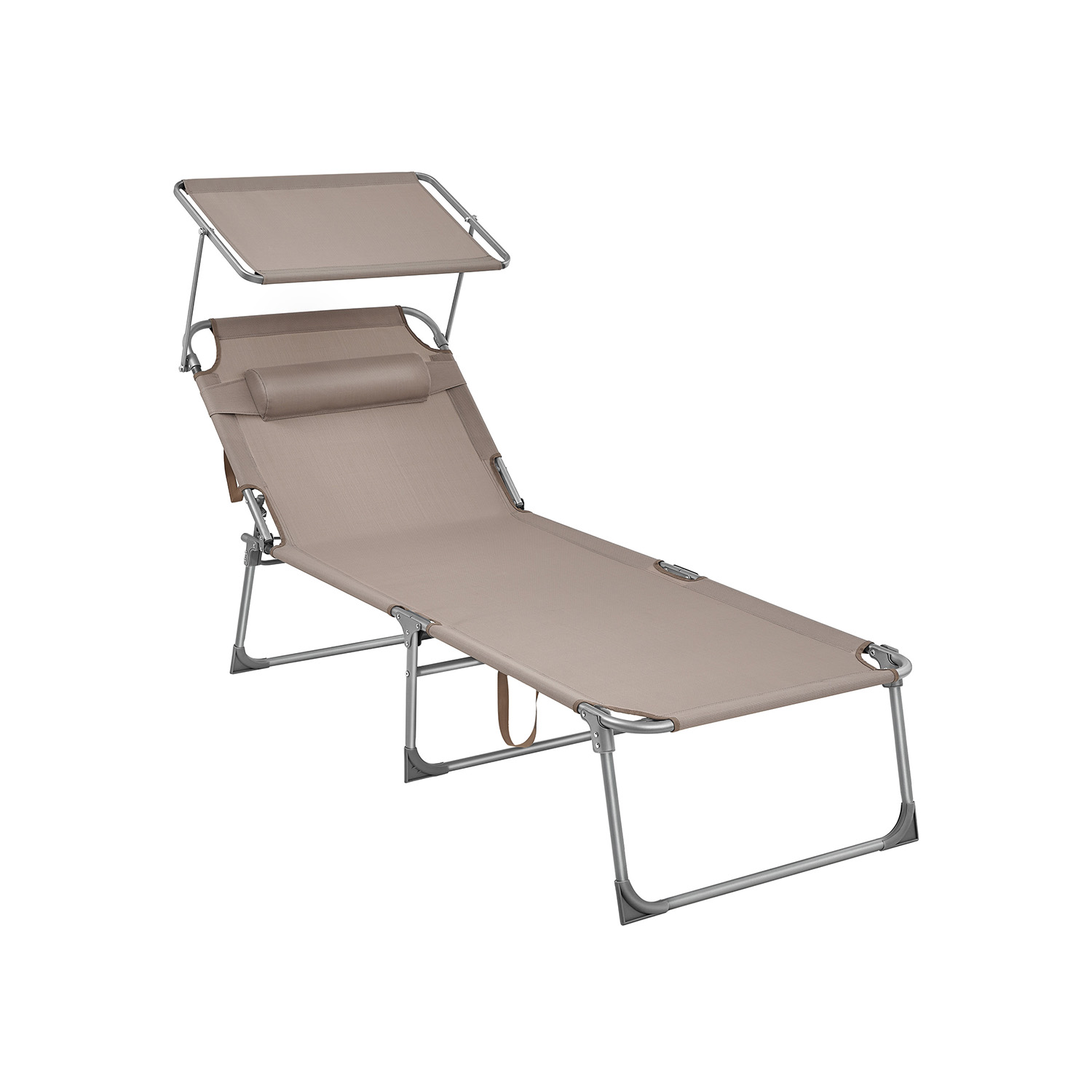 Large Reclining Sun Chair with Headrest Large Reclining Sun Chair with Headrest