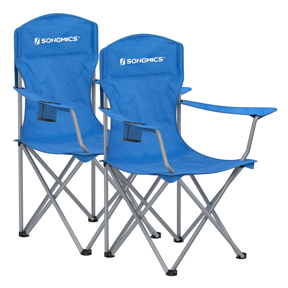 Set of 2 Folding Camping Chairs