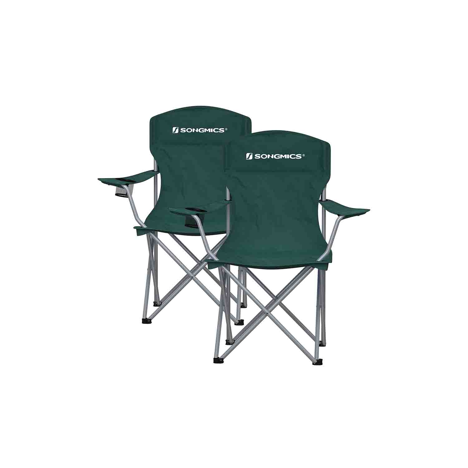 Set of 2 Foldable Camping Chairs Set of 2 Foldable Camping Chairs