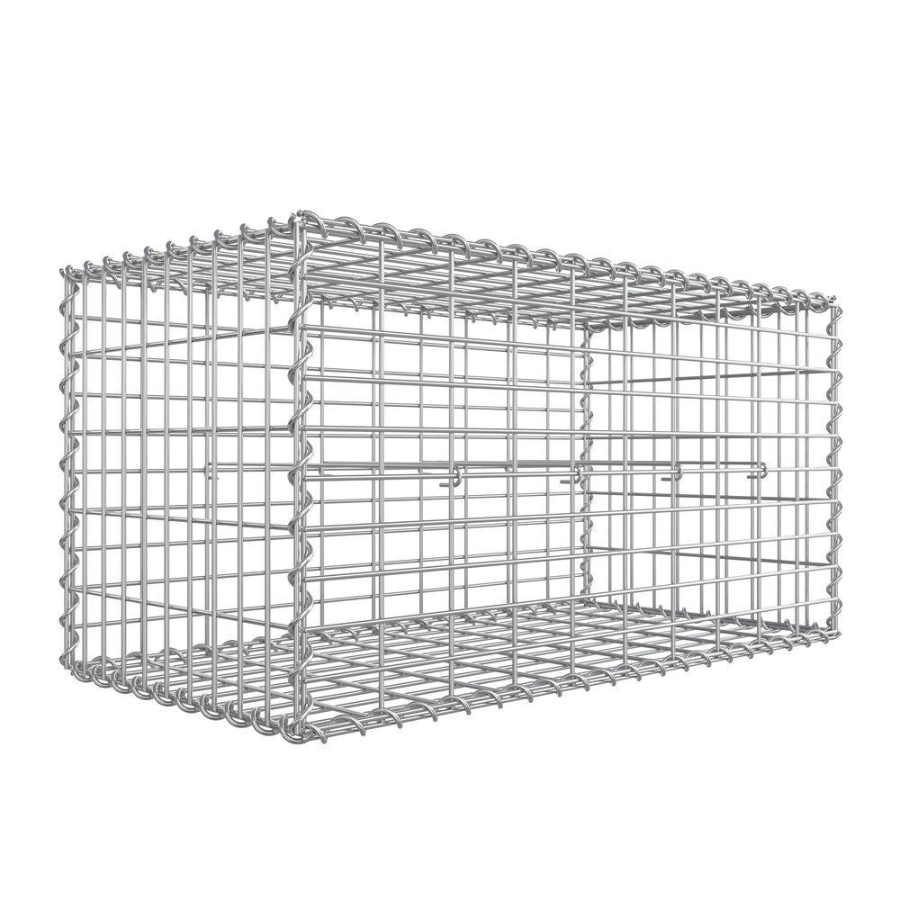 Gabion Basket Garden Fence 100 x 50 x 50 cm
