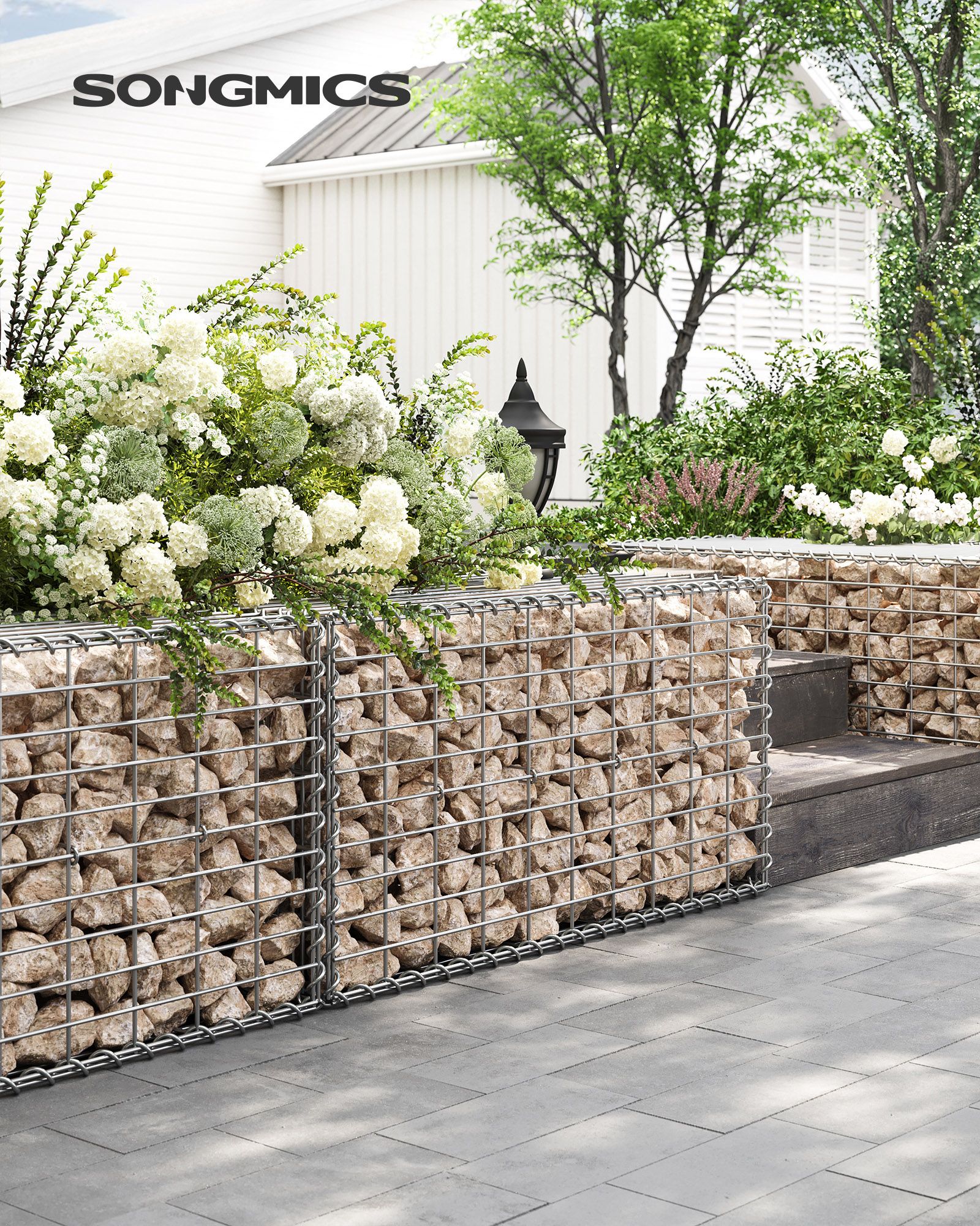 Metal Gabion Cages for Stones 100 x 50 x 50 cm