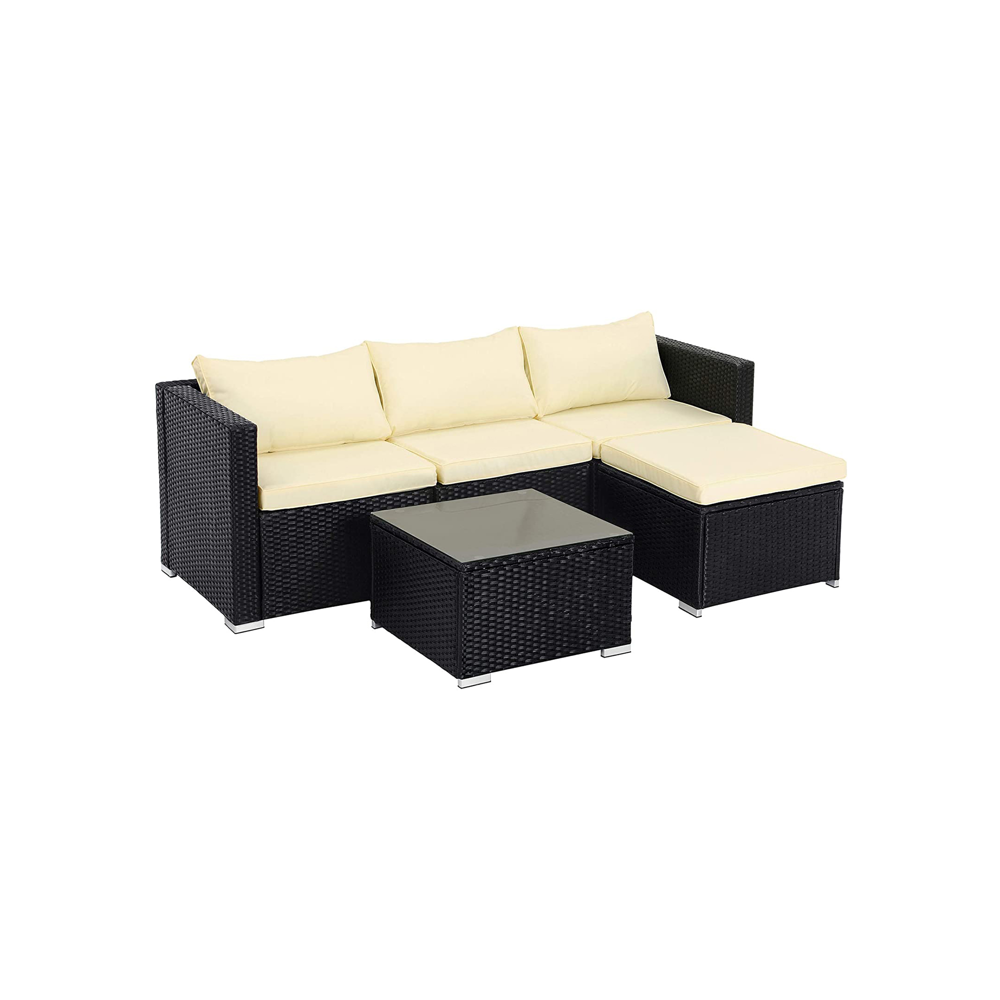 4-Seat Patio Sectional Sofa Set | SONGMICS