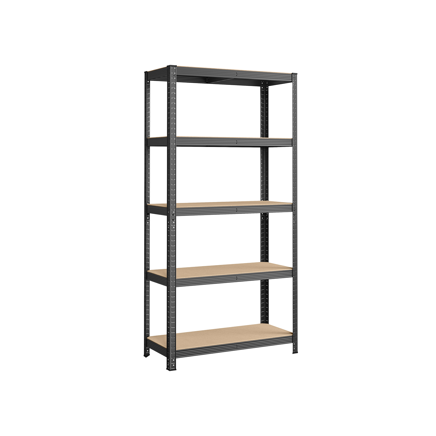 5-Tier Steel Shelving Unit for Storage Max. Load 875 kg Grey