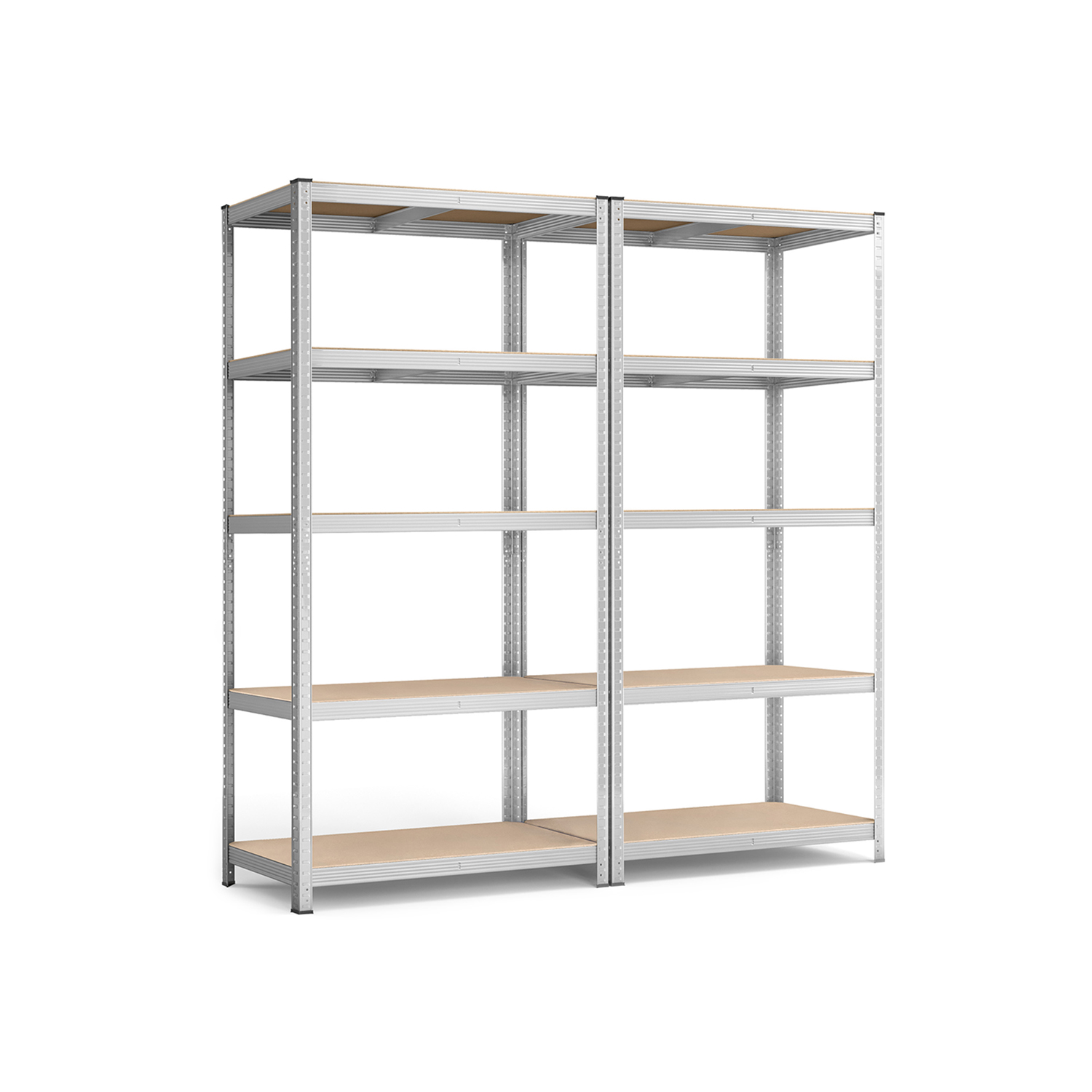 Set of 2 Heavy Duty Shelving Units, Steel Shelving Unit Set of 2 Heavy Duty Shelving Units, Steel Shelving Unit