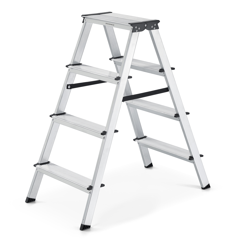 Aluminium Ladder with 4 Non-Slip Steps