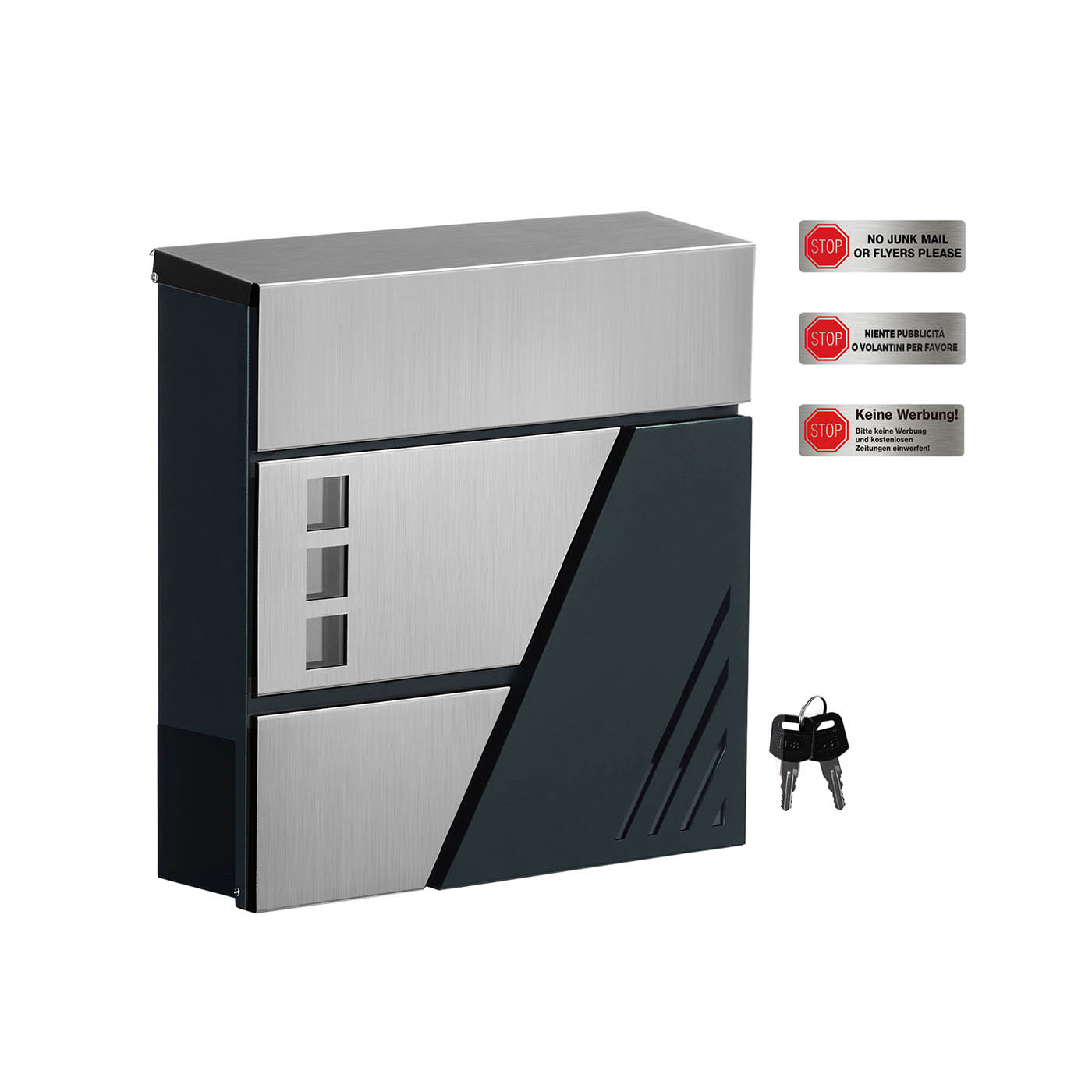 Large Locking Mailbox for Wall