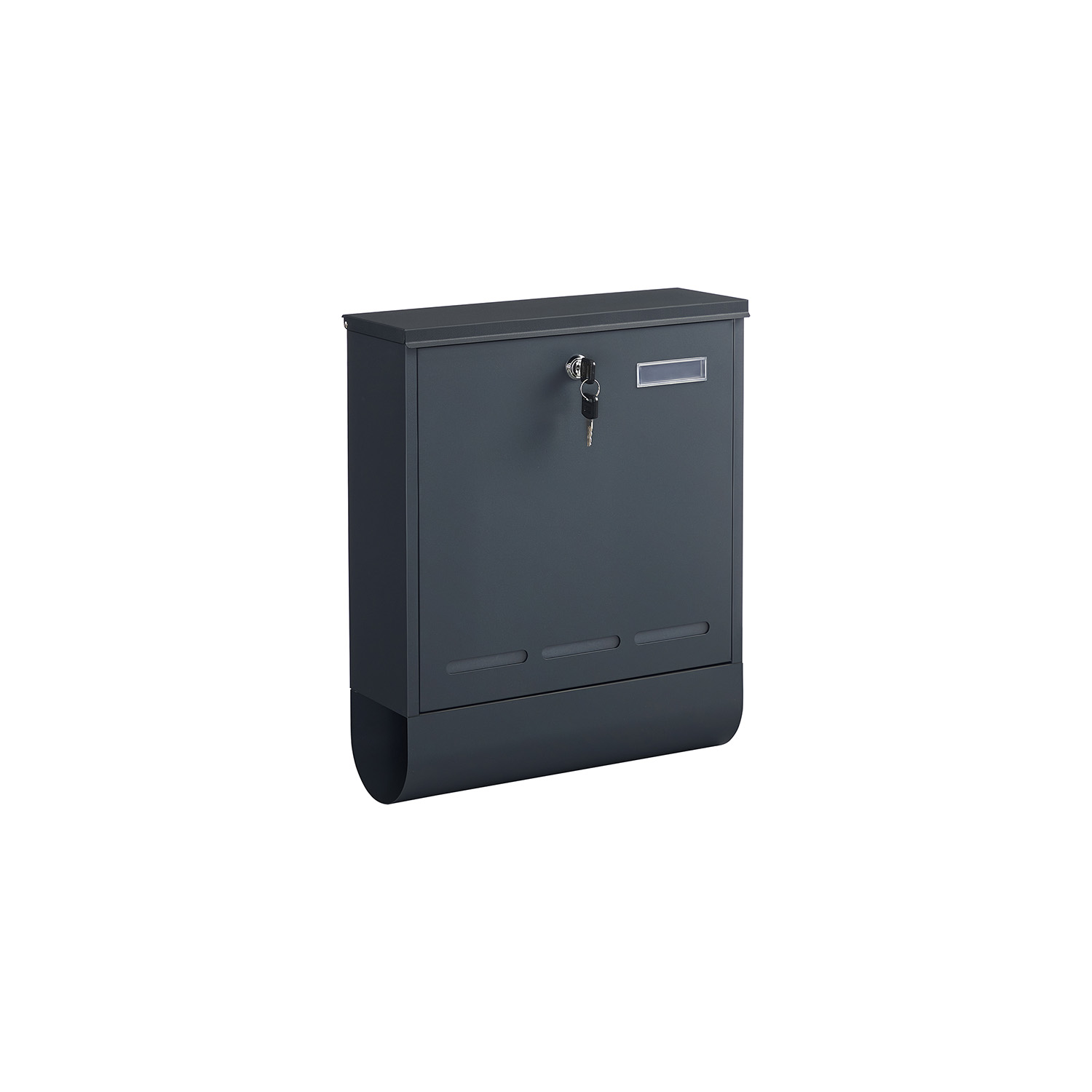 Wall-Mounted Letter Box for Outside Anthracite Grey Wall-Mounted Letter Box for Outside Anthracite Grey