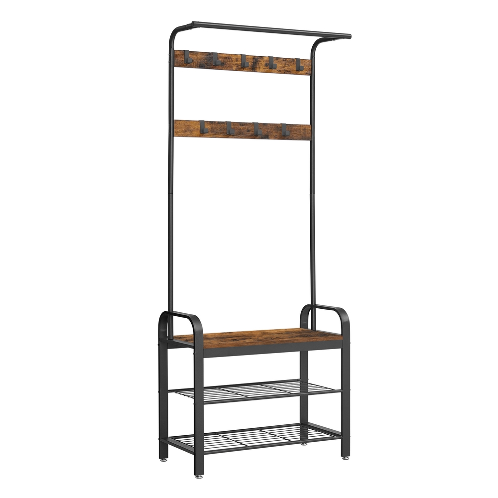 Vintage Coat Shoe Rack