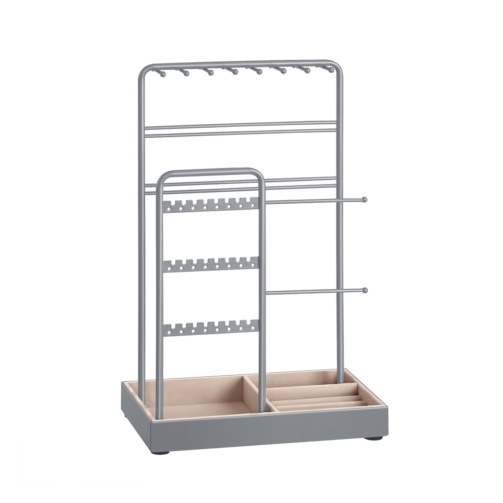Jewellery Display Stand with Metal Frame Dove Grey