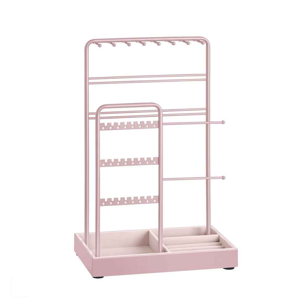 Jewellery Display Stand with Metal Frame Jelly Pink