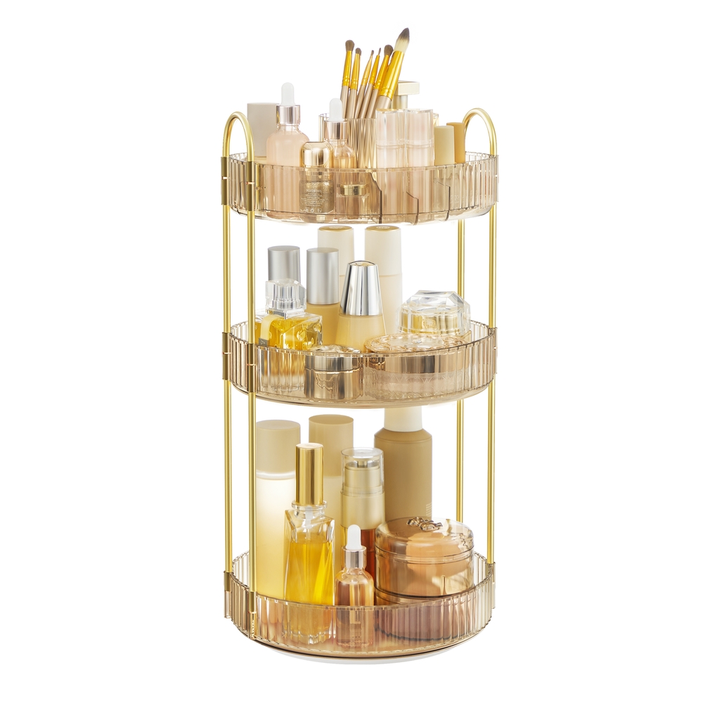 3-Tier Rotating Makeup Organiser