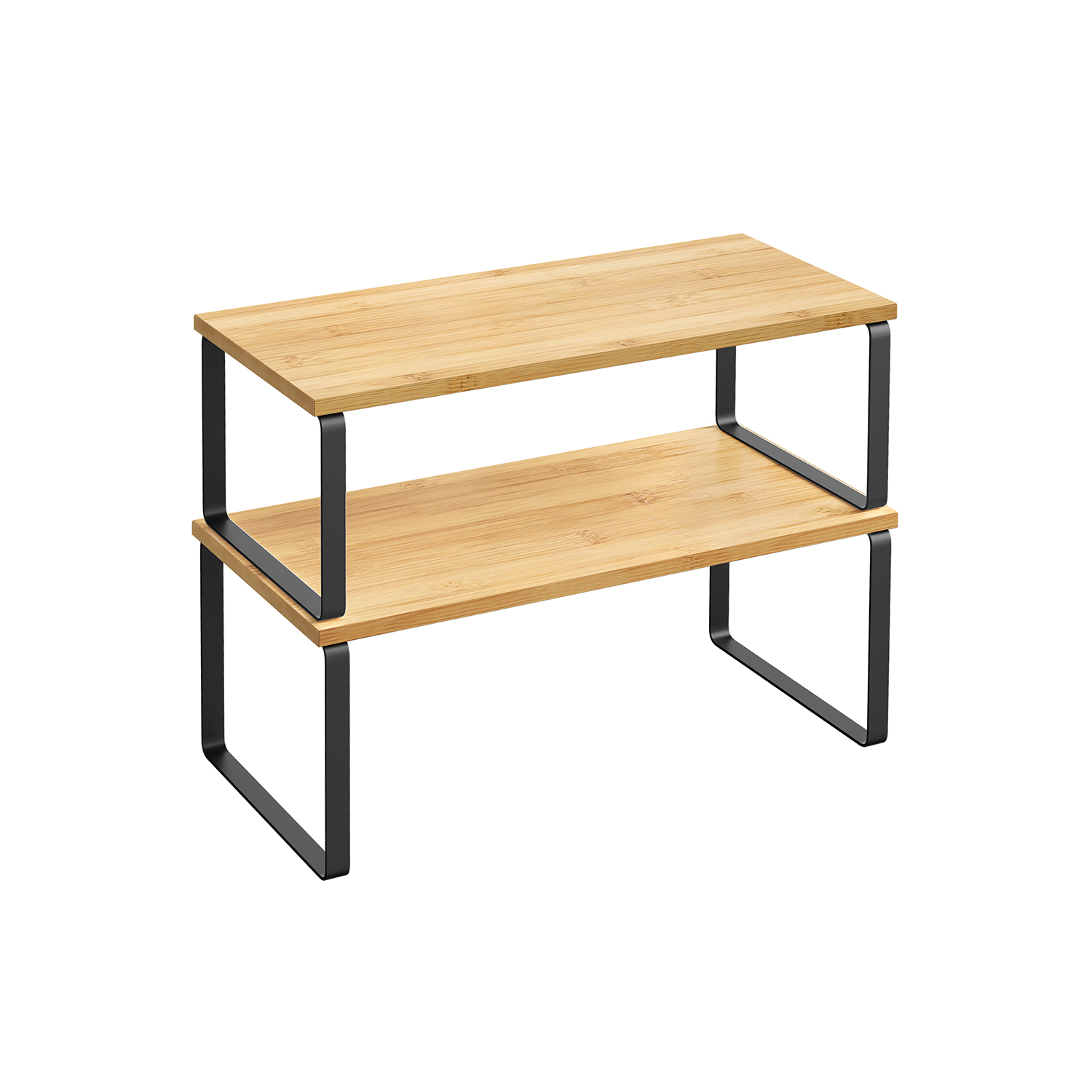 Set of 2 Cupboard Shelf Organisers