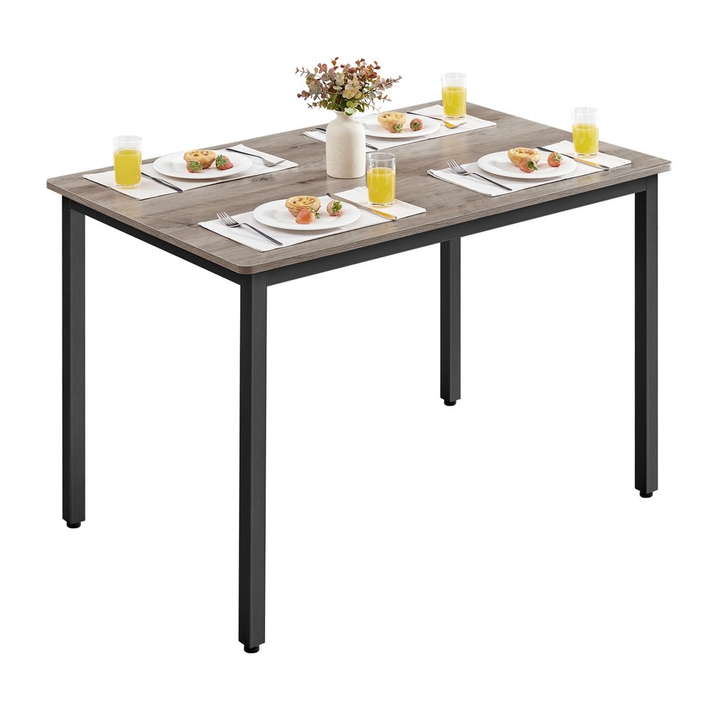 Round Dining Table 80 x 75 cm Heather Greige and Ink Black
