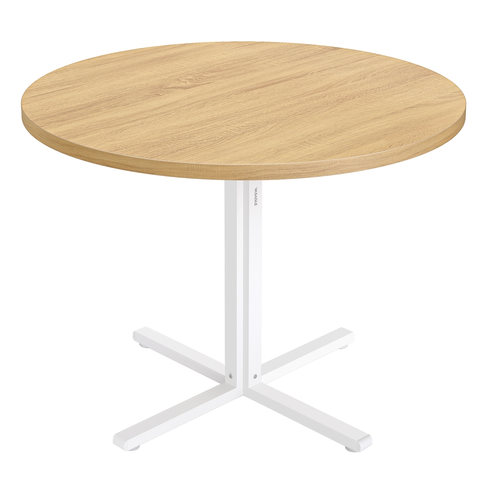 Round Dining Table for 4 People Farmhouse Style Golden Oak Round Dining Table for 4 People Farmhouse Style Golden Oak