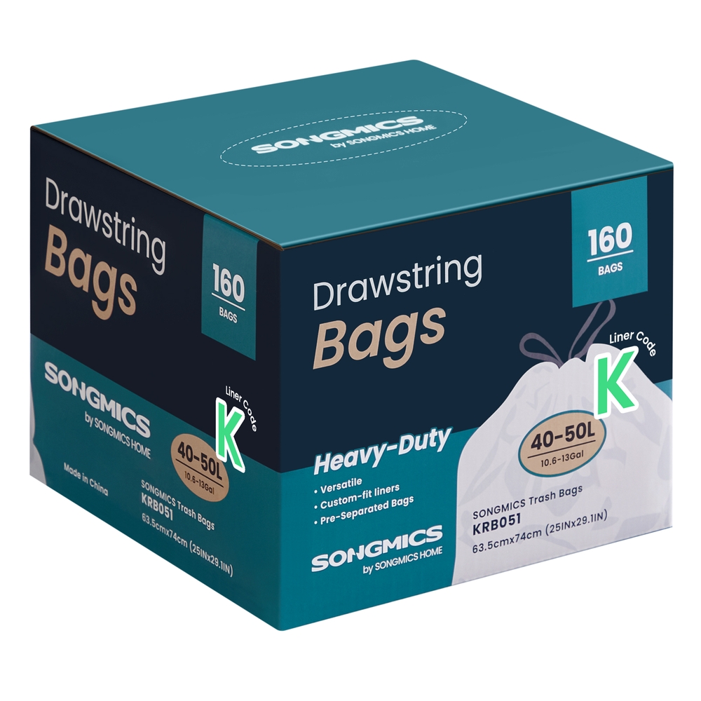 Drawstring Rubbish Bags for Kitchen Bins