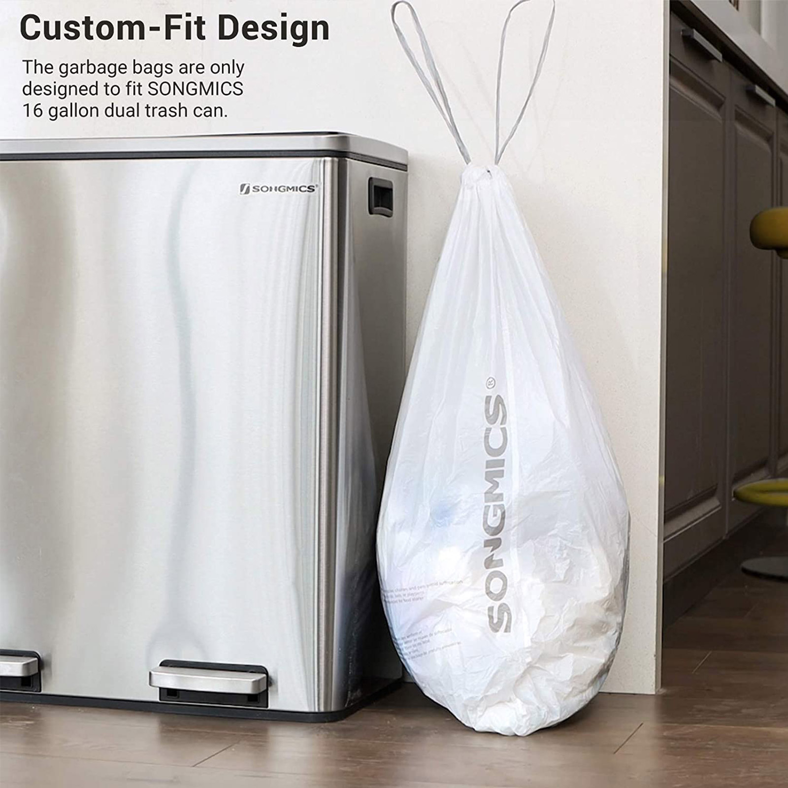 Drawstring Trash Bags SONGMICS