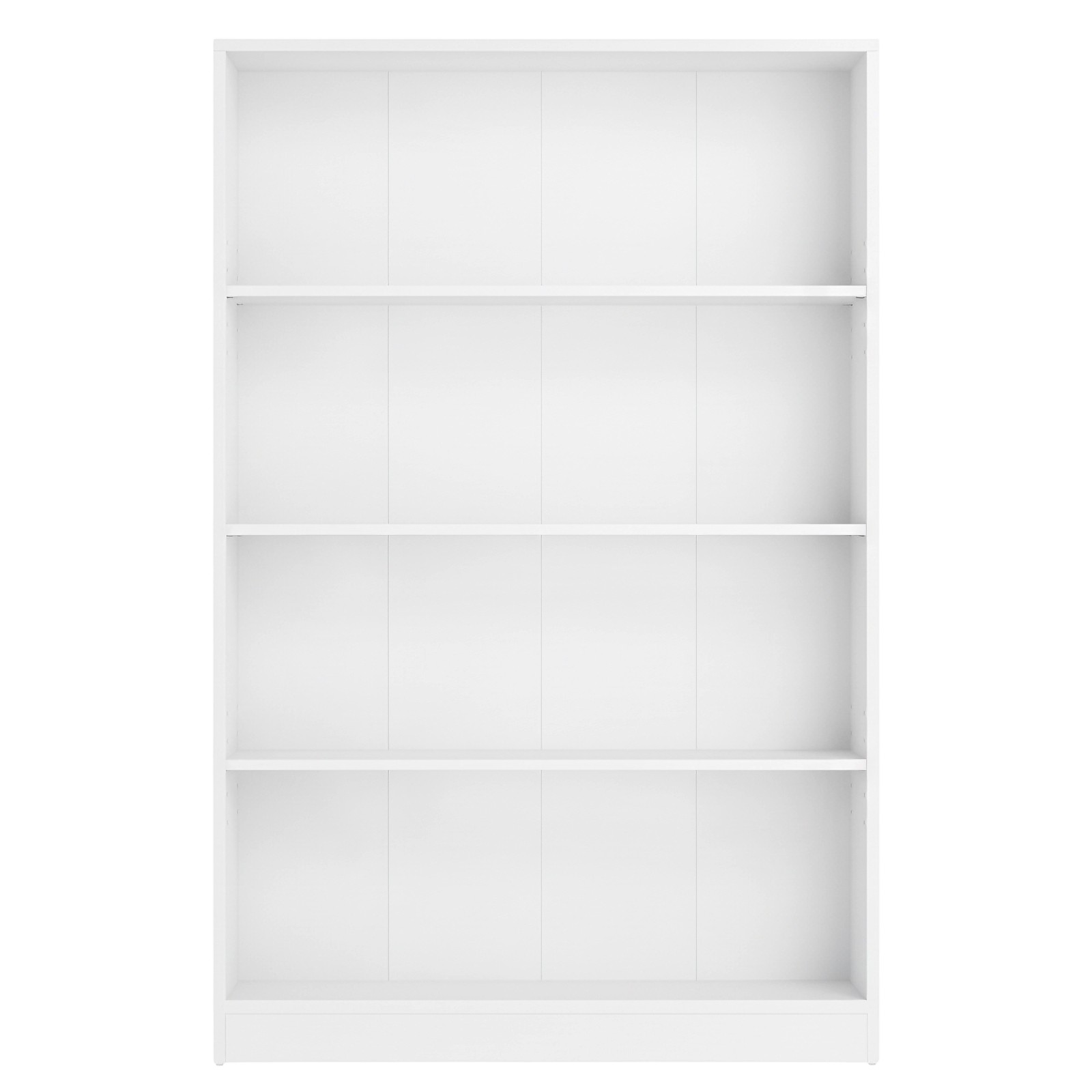 Storage Shelf Unit, Modern Bookcase with 4 Tiers, Bookshelf for Bedroom
