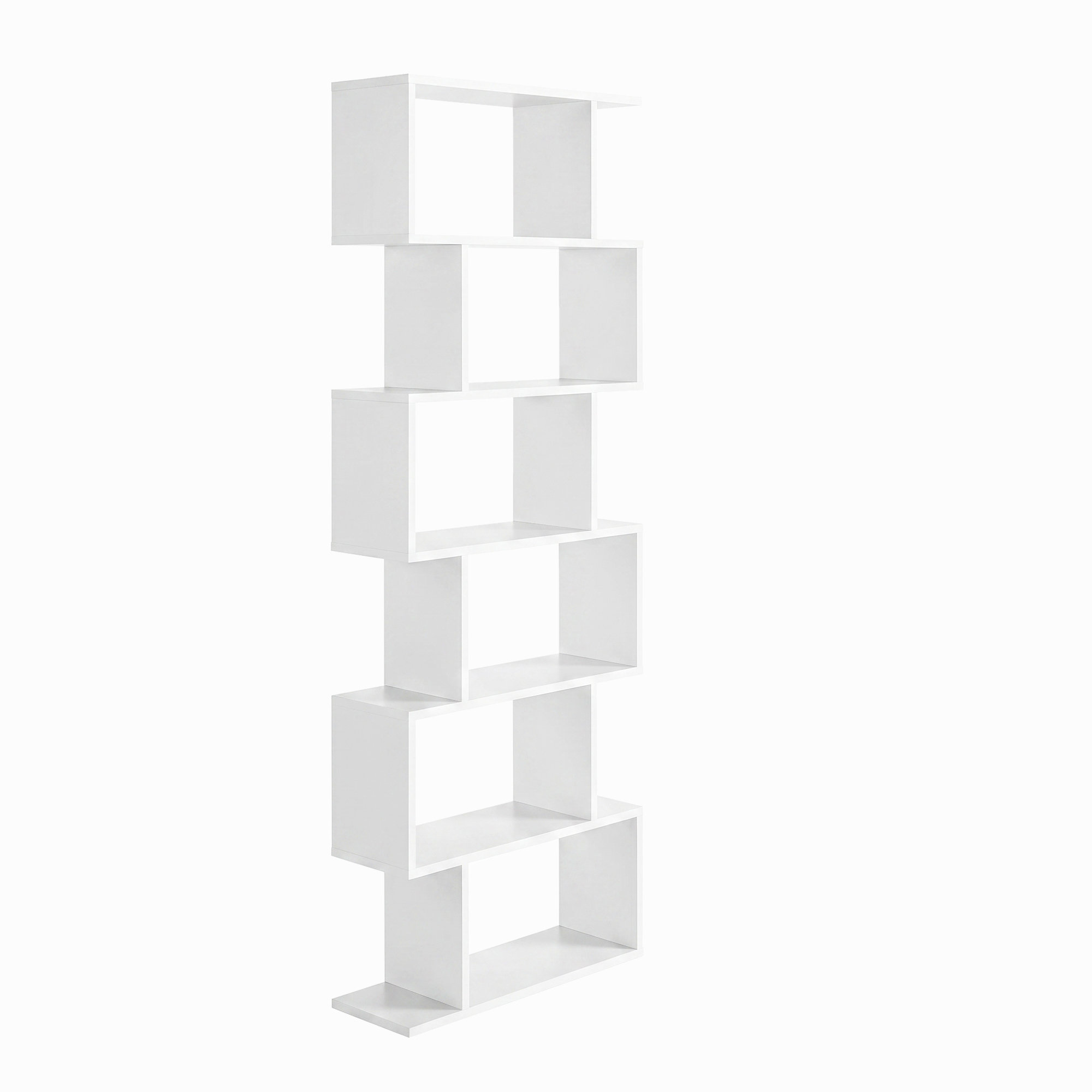 Bookshelf, 6-Tier Bookcase, Room Divider