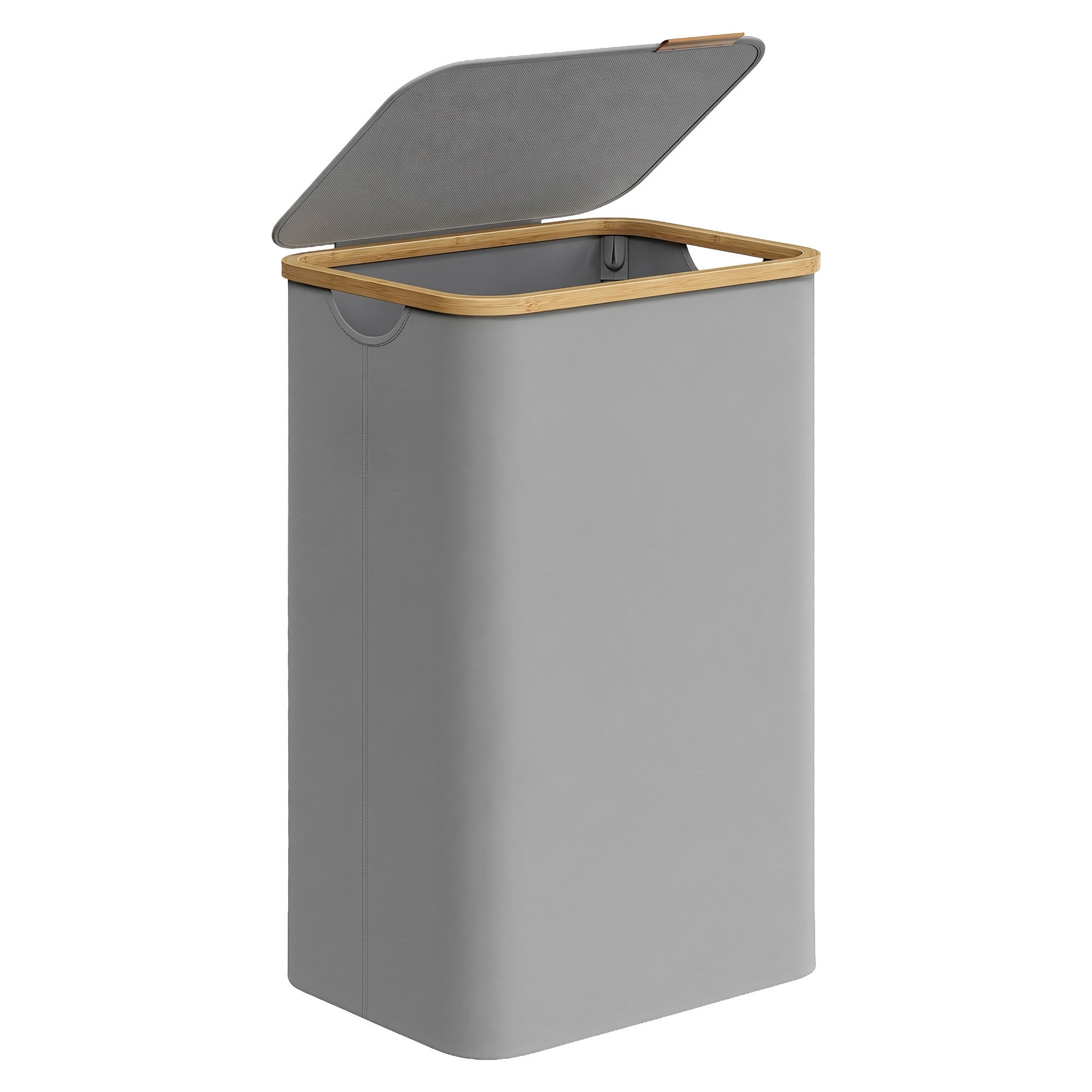 Large Laundry Hamper, Laundry Basket with Lid, 90 L