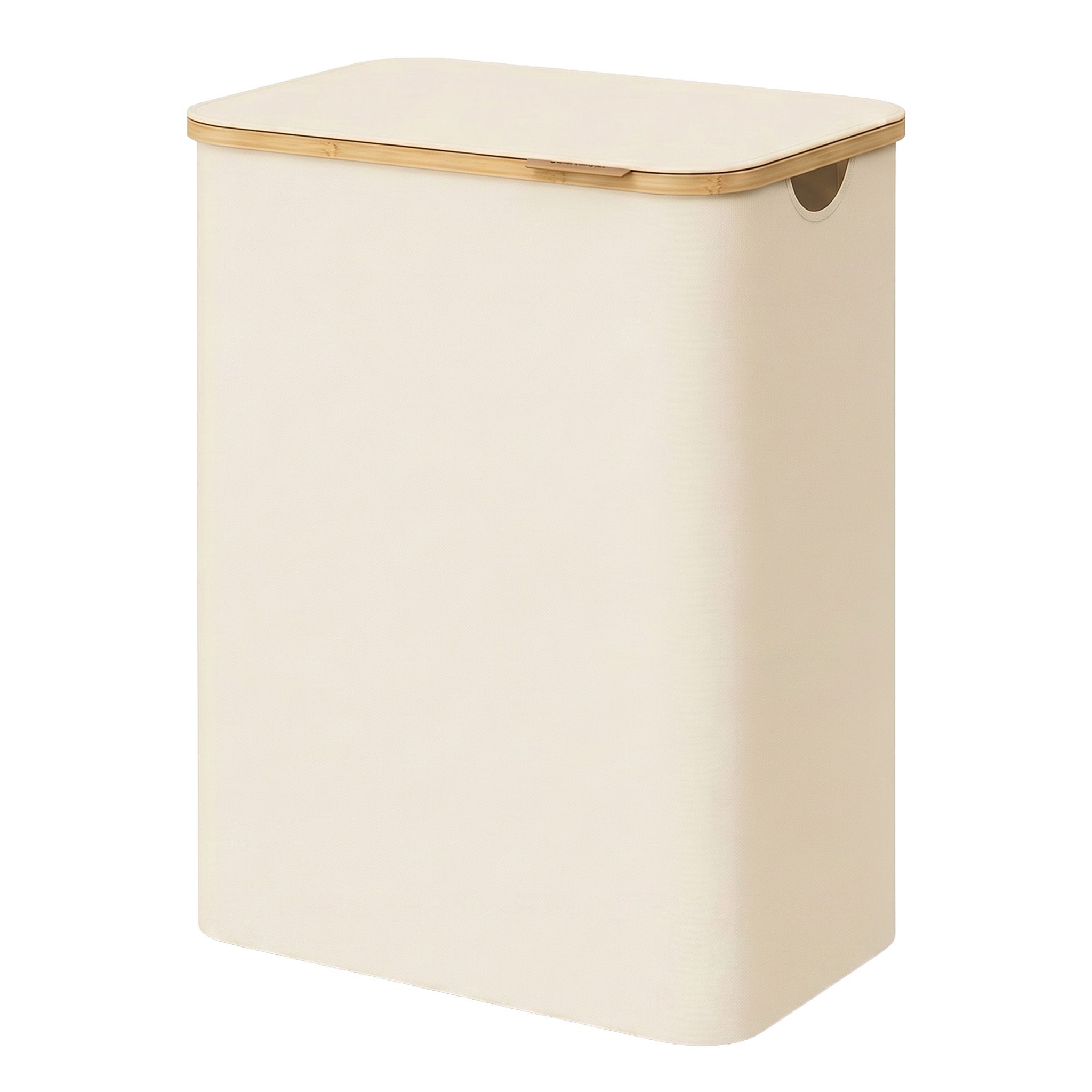 Laundry Basket with Lid, 2-Section Large Laundry Hamper, 130 L