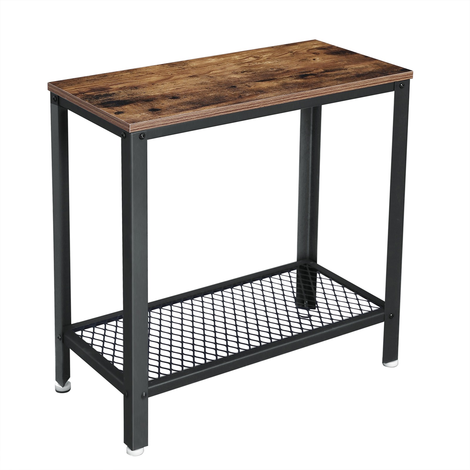 Narrow Side End Table, 2-Tier Sofa Printer Table, for Bedroom