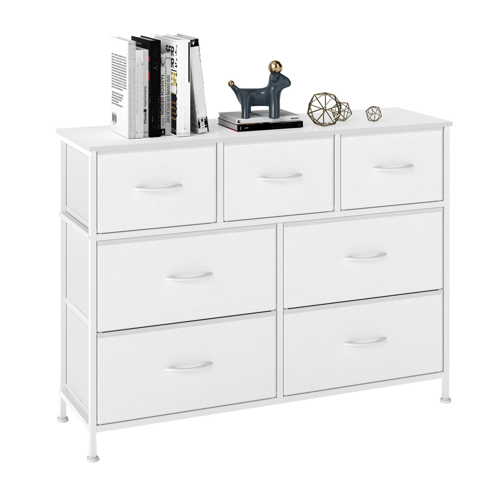 7-Drawer Storage Cabinet with Steel Frame for Bedroom, Hallway or Living Room 7-Drawer Storage Cabinet with Steel Frame for Bedroom, Hallway or Living Room