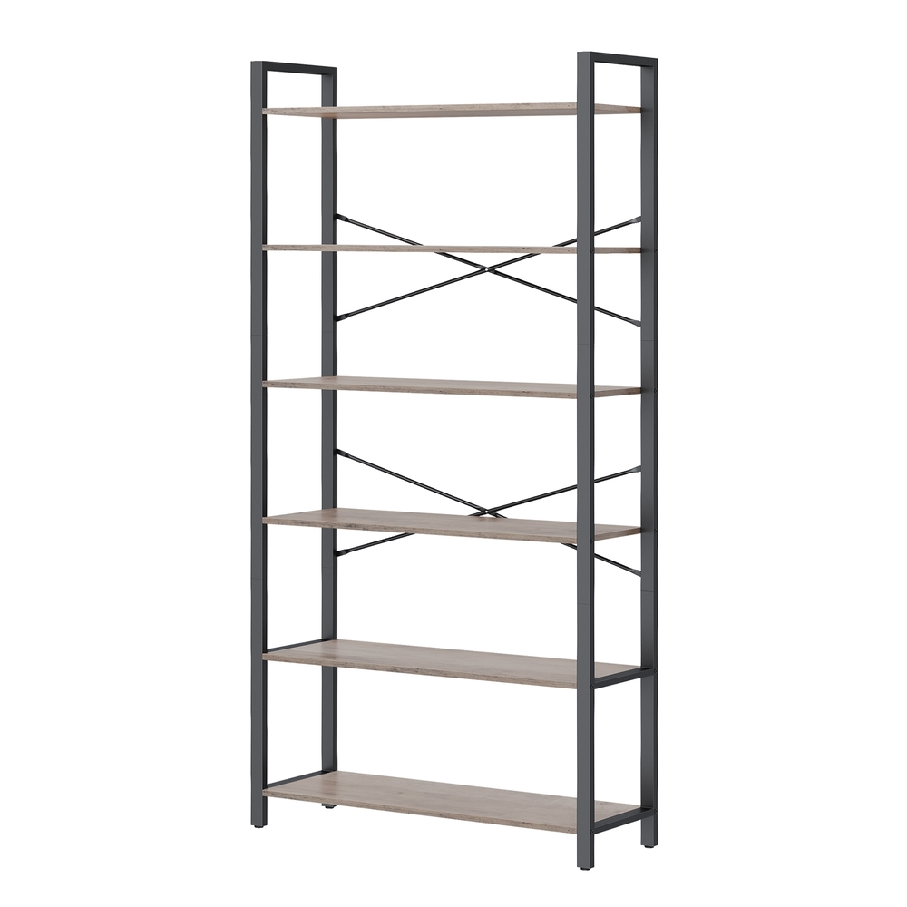 6-Tier Bookshelf, Freestanding Bookcase for Home Office, Living Room 6-Tier Bookshelf, Freestanding Bookcase for Home Office, Living Room
