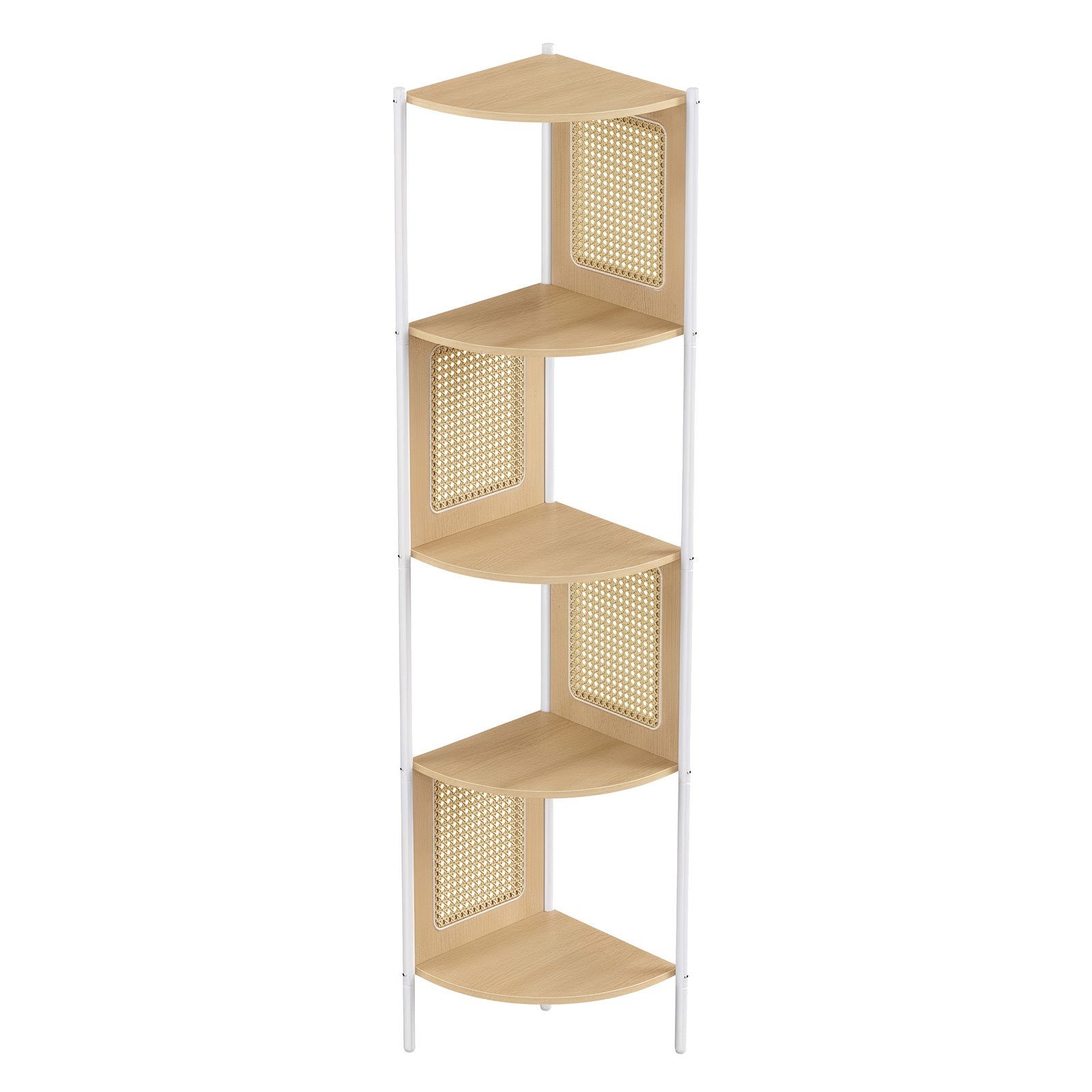 5-Tier Bookshelf Small Corner Shelf